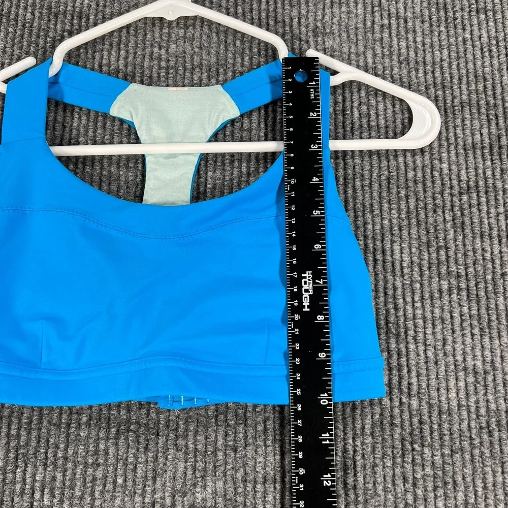 Lululemon Bra Womens Size 6 Blue Racerback Sports Training Workout Active